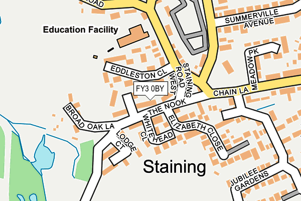 FY3 0BY map - OS OpenMap – Local (Ordnance Survey)