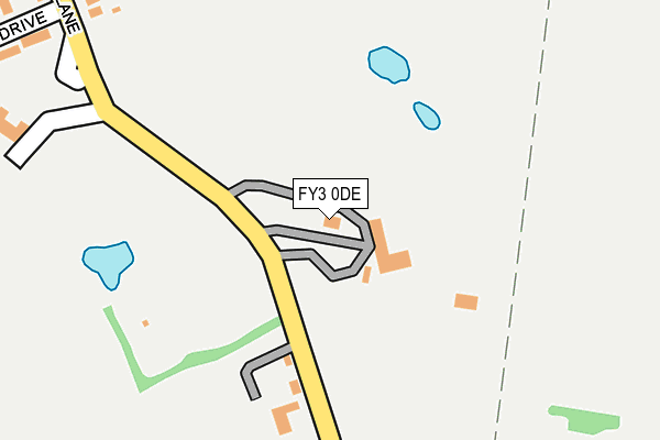 FY3 0DE map - OS OpenMap – Local (Ordnance Survey)