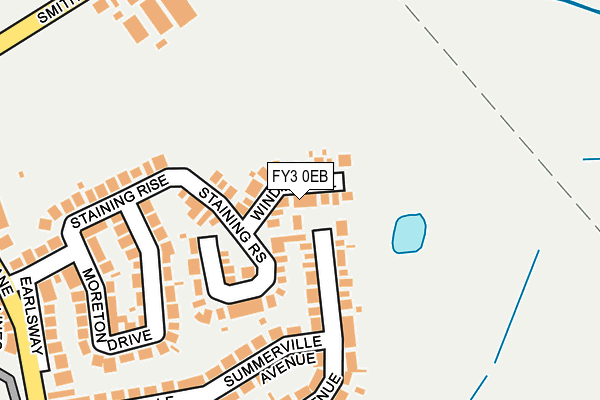 FY3 0EB map - OS OpenMap – Local (Ordnance Survey)