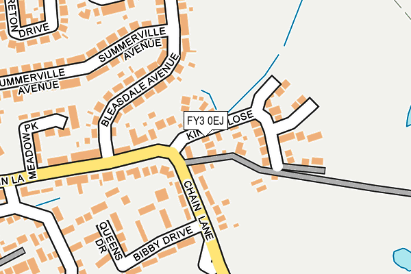 FY3 0EJ map - OS OpenMap – Local (Ordnance Survey)