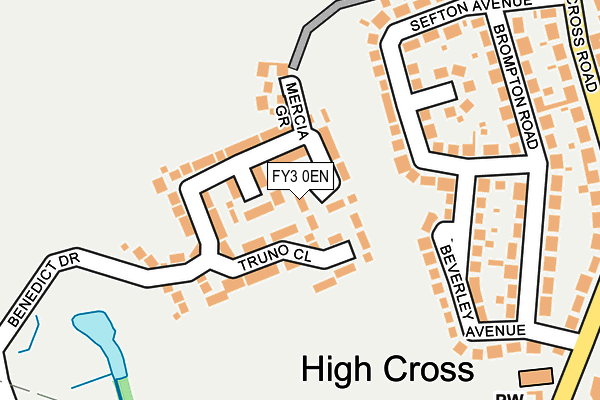 FY3 0EN map - OS OpenMap – Local (Ordnance Survey)