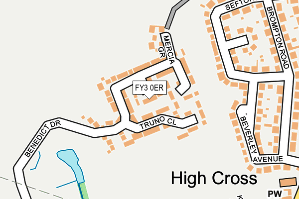 FY3 0ER map - OS OpenMap – Local (Ordnance Survey)