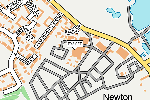 FY3 0ET map - OS OpenMap – Local (Ordnance Survey)