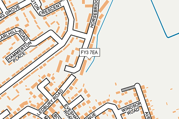FY3 7EA map - OS OpenMap – Local (Ordnance Survey)