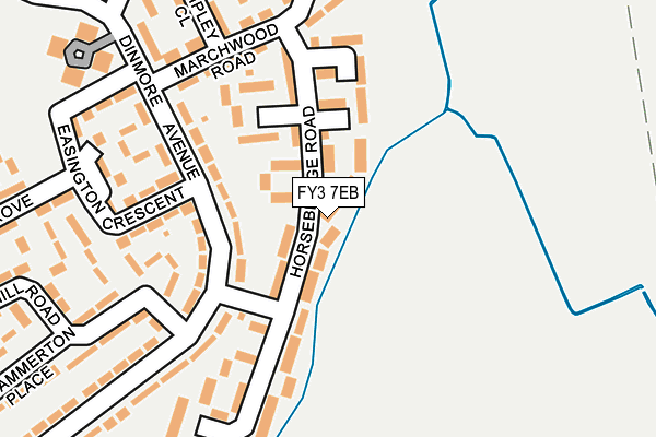 FY3 7EB map - OS OpenMap – Local (Ordnance Survey)