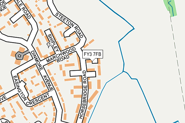 FY3 7FB map - OS OpenMap – Local (Ordnance Survey)