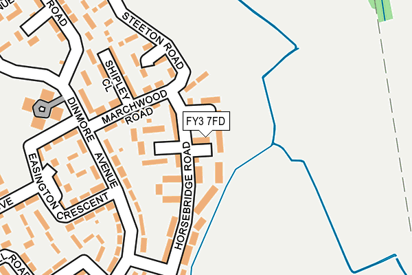 FY3 7FD map - OS OpenMap – Local (Ordnance Survey)
