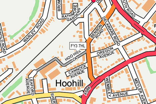 FY3 7HL map - OS OpenMap – Local (Ordnance Survey)