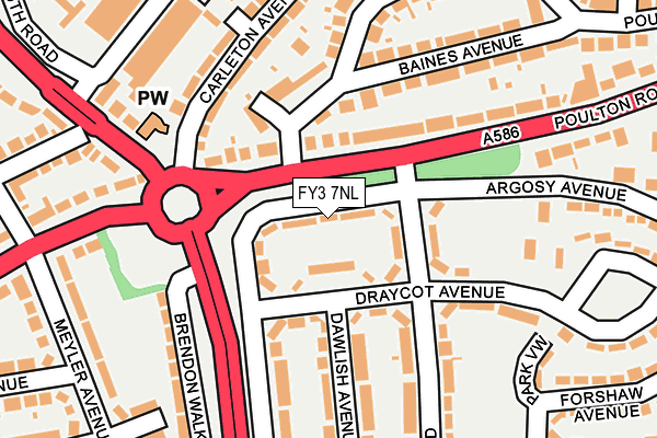 FY3 7NL map - OS OpenMap – Local (Ordnance Survey)