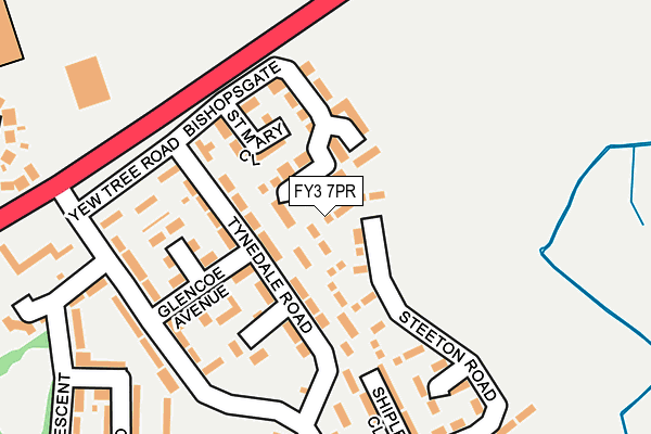 FY3 7PR map - OS OpenMap – Local (Ordnance Survey)