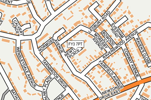 FY3 7PT map - OS OpenMap – Local (Ordnance Survey)