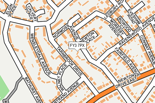 FY3 7PX map - OS OpenMap – Local (Ordnance Survey)