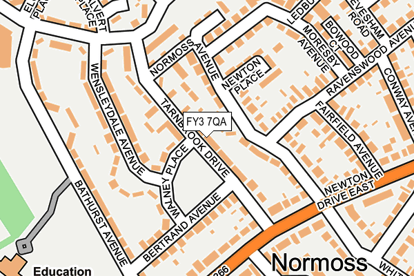 FY3 7QA map - OS OpenMap – Local (Ordnance Survey)