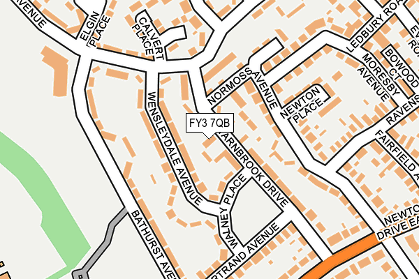 FY3 7QB map - OS OpenMap – Local (Ordnance Survey)