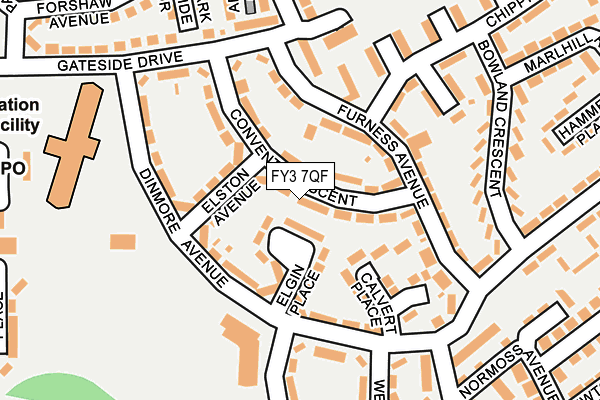 FY3 7QF map - OS OpenMap – Local (Ordnance Survey)
