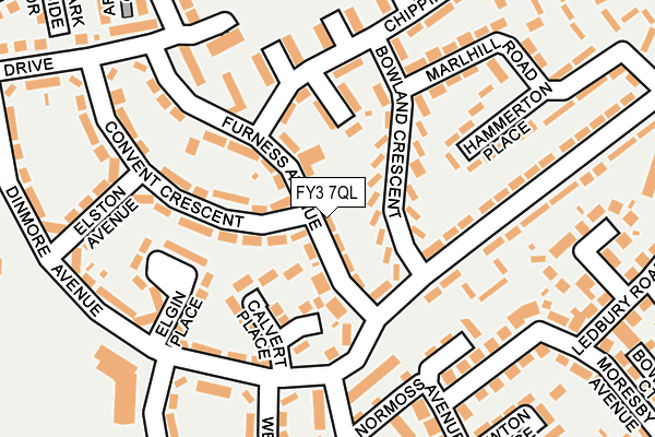 FY3 7QL map - OS OpenMap – Local (Ordnance Survey)