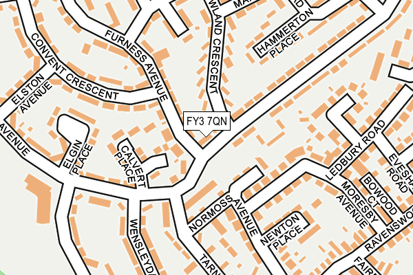 FY3 7QN map - OS OpenMap – Local (Ordnance Survey)