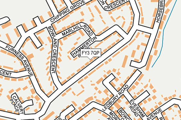 FY3 7QP map - OS OpenMap – Local (Ordnance Survey)