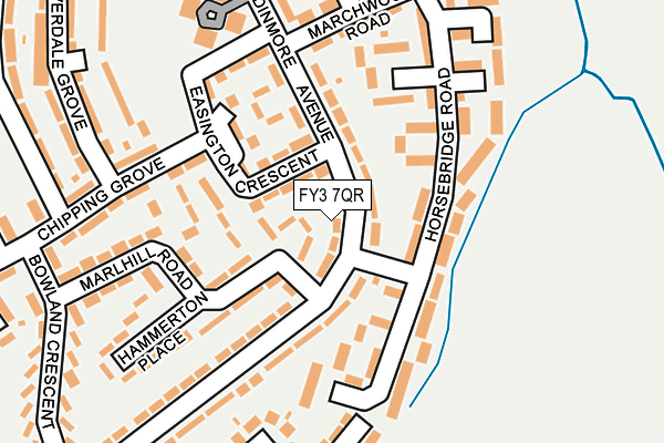FY3 7QR map - OS OpenMap – Local (Ordnance Survey)