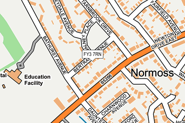 FY3 7RN map - OS OpenMap – Local (Ordnance Survey)
