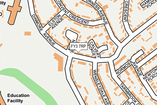 FY3 7RP map - OS OpenMap – Local (Ordnance Survey)