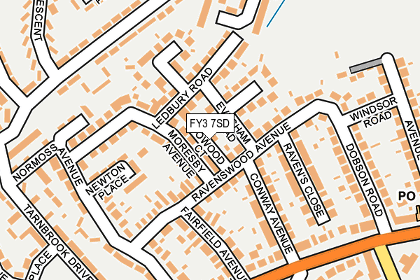 FY3 7SD map - OS OpenMap – Local (Ordnance Survey)