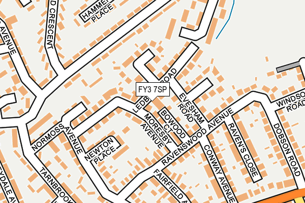 FY3 7SP map - OS OpenMap – Local (Ordnance Survey)