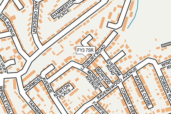 FY3 7SR map - OS OpenMap – Local (Ordnance Survey)