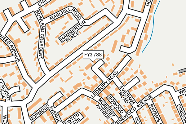 FY3 7SS map - OS OpenMap – Local (Ordnance Survey)