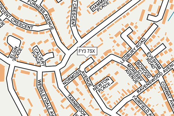 FY3 7SX map - OS OpenMap – Local (Ordnance Survey)