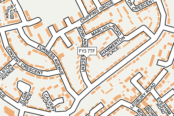 FY3 7TF map - OS OpenMap – Local (Ordnance Survey)