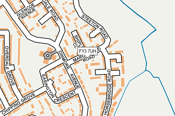 FY3 7UH map - OS OpenMap – Local (Ordnance Survey)