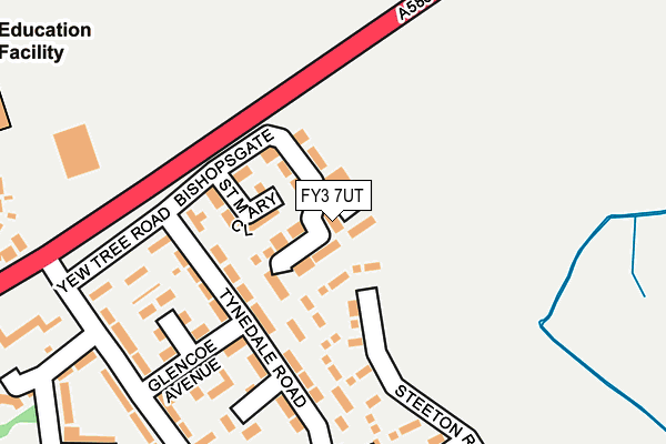 FY3 7UT map - OS OpenMap – Local (Ordnance Survey)