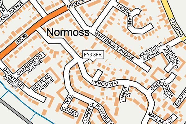 FY3 8FR map - OS OpenMap – Local (Ordnance Survey)