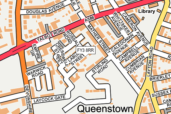 FY3 8RR map - OS OpenMap – Local (Ordnance Survey)
