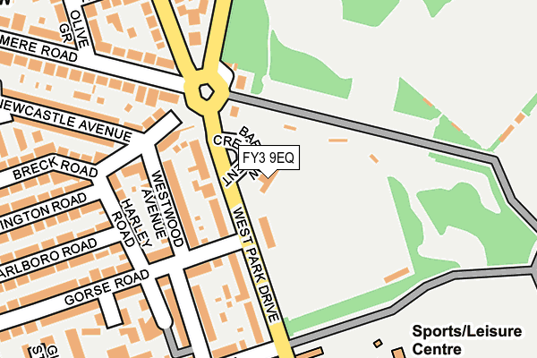 FY3 9EQ map - OS OpenMap – Local (Ordnance Survey)