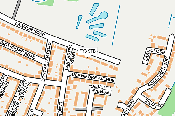 FY3 9TB map - OS OpenMap – Local (Ordnance Survey)