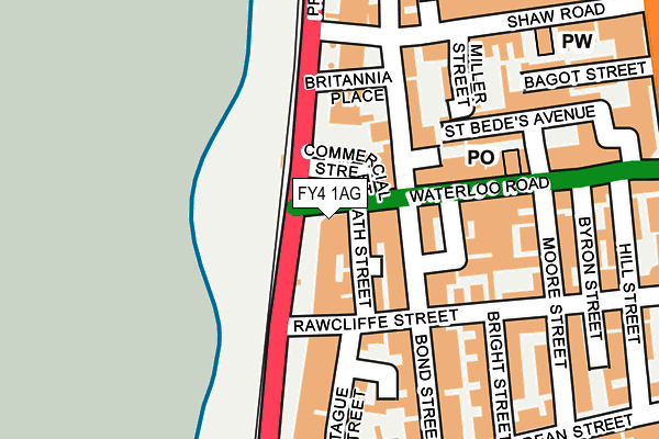 FY4 1AG map - OS OpenMap – Local (Ordnance Survey)