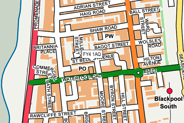 FY4 1AQ map - OS OpenMap – Local (Ordnance Survey)