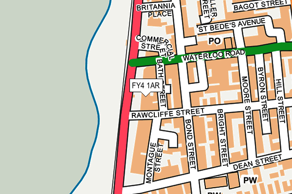 FY4 1AR map - OS OpenMap – Local (Ordnance Survey)