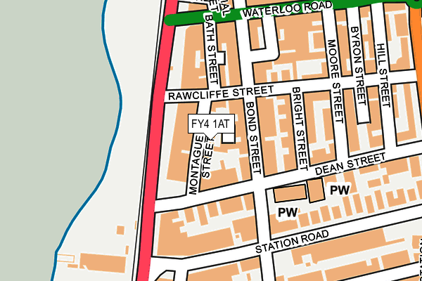 FY4 1AT map - OS OpenMap – Local (Ordnance Survey)