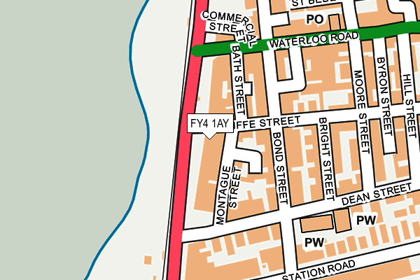 FY4 1AY map - OS OpenMap – Local (Ordnance Survey)