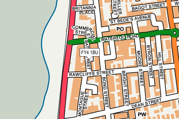 FY4 1BU map - OS OpenMap – Local (Ordnance Survey)