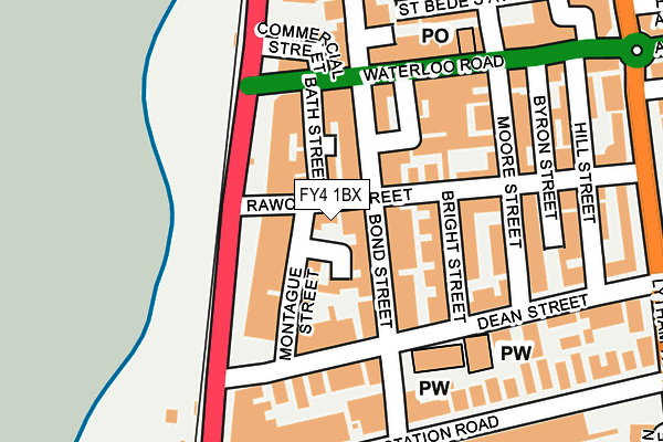 FY4 1BX map - OS OpenMap – Local (Ordnance Survey)