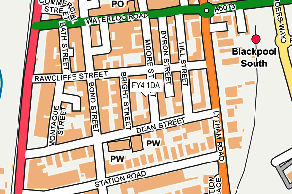 FY4 1DA map - OS OpenMap – Local (Ordnance Survey)
