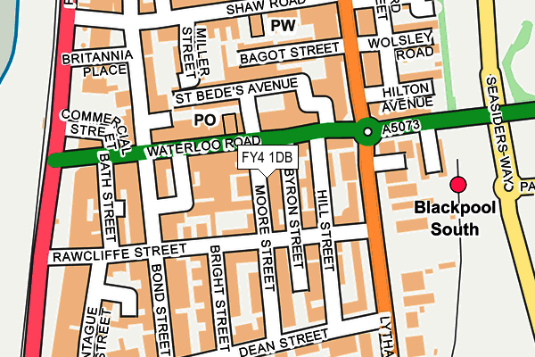 FY4 1DB map - OS OpenMap – Local (Ordnance Survey)
