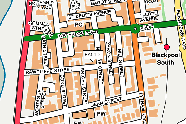 FY4 1DJ map - OS OpenMap – Local (Ordnance Survey)