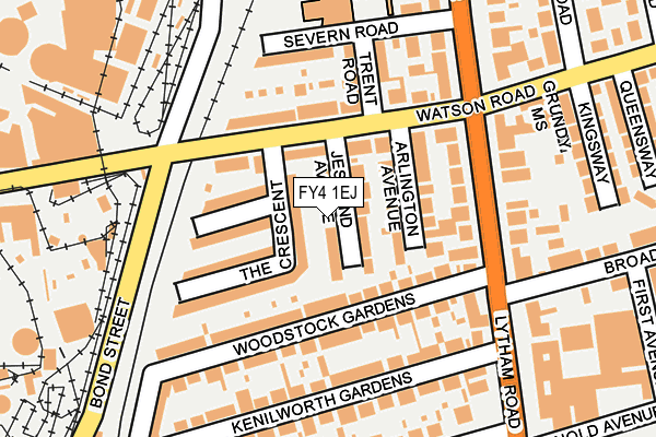 FY4 1EJ map - OS OpenMap – Local (Ordnance Survey)