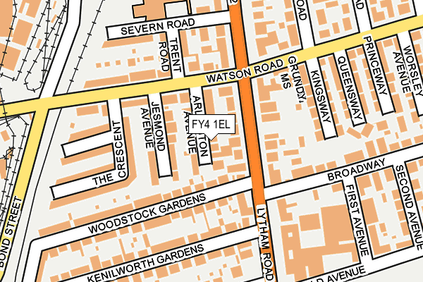 FY4 1EL map - OS OpenMap – Local (Ordnance Survey)
