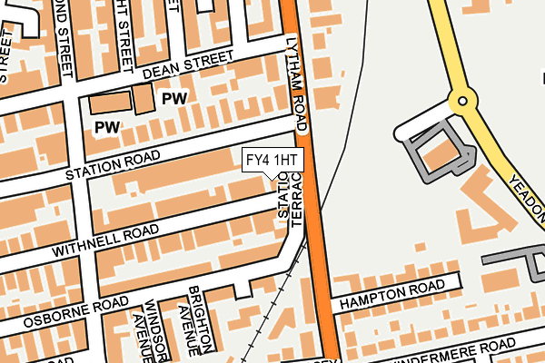 FY4 1HT map - OS OpenMap – Local (Ordnance Survey)